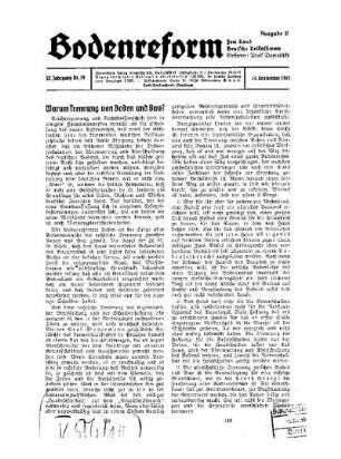 Warum Trennung von Boden und Bau?
