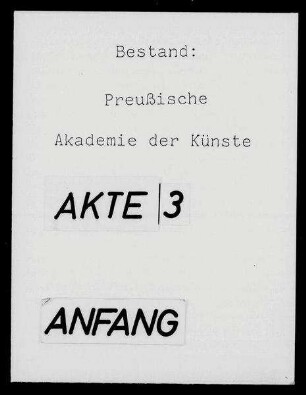 Gutachten über künstlerische und wissenschaftliche Angelegenheiten
