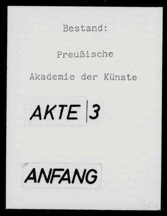 Gutachten über künstlerische und wissenschaftliche Angelegenheiten