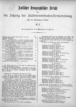 No. 2, 17. Januar 1895