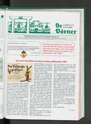 Eine wahre Geschichte aus unserer Siedlung, Weihnachten 2007.