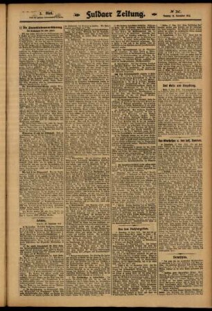 Zweite Ausgabe vom Dienstag, den 18. November 1913.