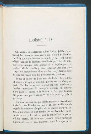 Egoísmo filial