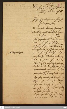 Brief von August Hermann Francke an Marquard Ludwig von Printzen.