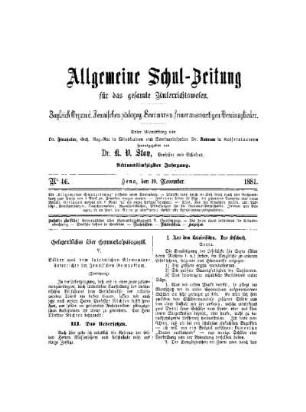 Gelegentliches über Gymnasialpädagogik