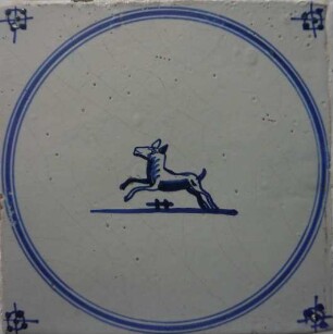 Fliese, Niederlande, 1800-1840