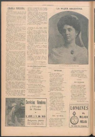 A la señora Dolores Lavalle de Lavalle en su jubileo