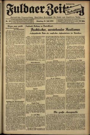 Ausgabe vom Samstag, den 13. Juli 1935.