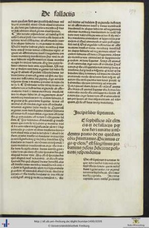 Tractatus septimus