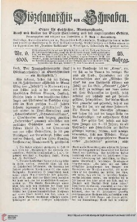 23: Der Junggesindemarkt (das Hütkinderwesen) in Oberschwaben - ein Kulturbild, [1]