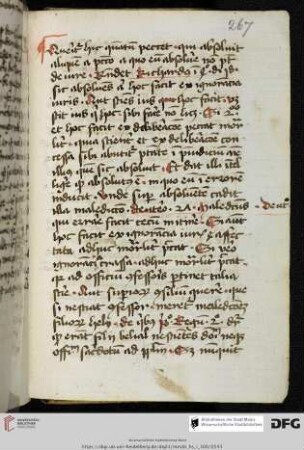 Quaestio de absolutione