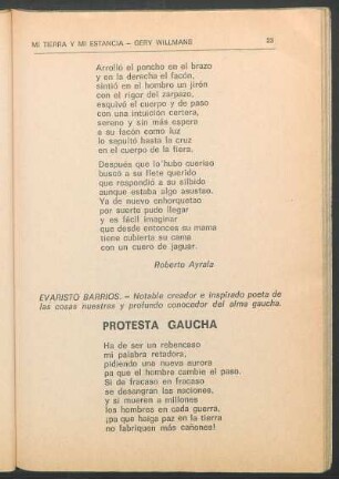 Protesta gaucha