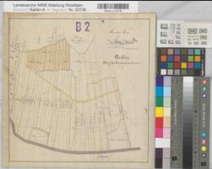 Sendenhorst (Sendenhorst), Teilung der Gemeinheiten Bröker Leyen, Brökerfeld und Haverland, Brouillonkarte Bl.1