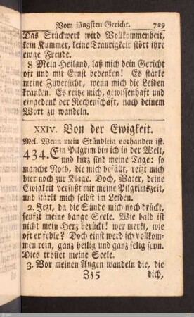 Von der Ewigkeit.