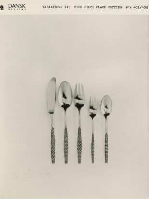 Essbesteck "Variations IV Phantasie" "401 / 405" von Jens H. Quistgaard