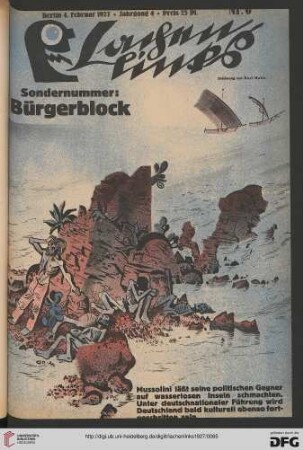 Nr. 6 („Sondernummer: Bürgerblock“)