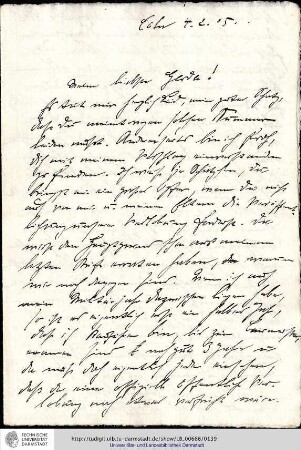 Brief vom 04.02.1905
