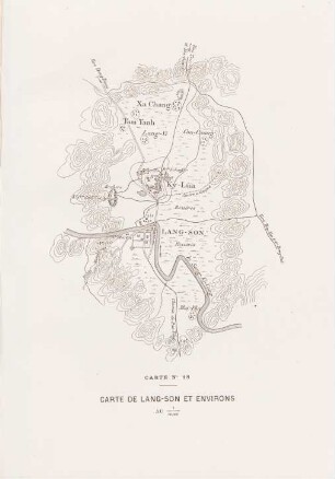 Carte No. 18. Carte de Lang-Son et environs