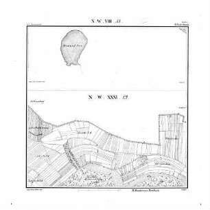 Kartenblatt NW XXXI 42 Stand 1836