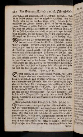 582-593, Am Sonntag Exaudi, u. H. Pfingst-Fest; ...