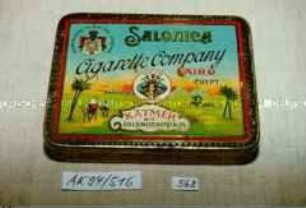 Blechdose für 25 Stück "SALONICA Cigarette Company CAIRO EGYPT"