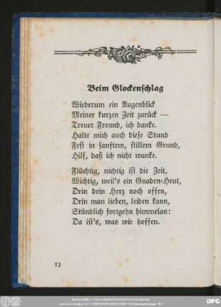 Beim Glockenschlag