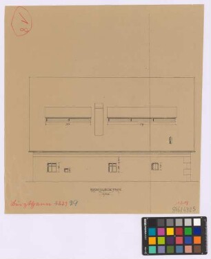 Burgthann (Landkreis Nürnberg): [unbekannter Hof]. Haupthaus (Seiten-Ansicht)