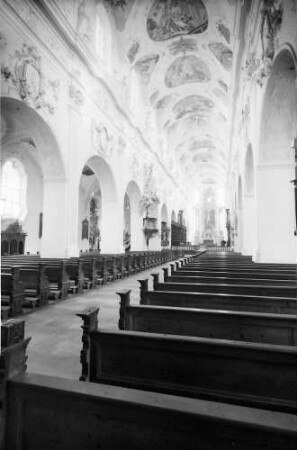 Ochsenhausen: Inneres der Klosterkirche