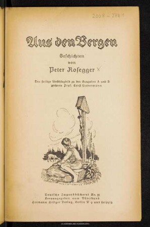 Aus den Bergen : Geschichten
