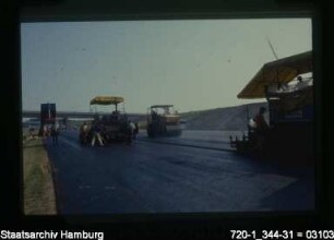 Bundesautobahn (BAB) Marmstorf, Asphaltierung