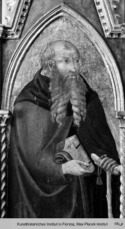 Madonna-Corsi-Polyptychon : Heiliger Antonius Abbas