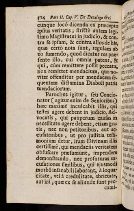 314-317, Parochus igitur, seu Concionator ...