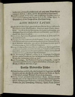 Libri Medici Latini.