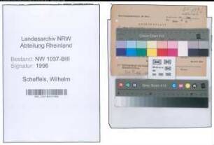 Entnazifizierung Wilhelm Scheffels , geb. 03.01.1898 (Schulrektor)