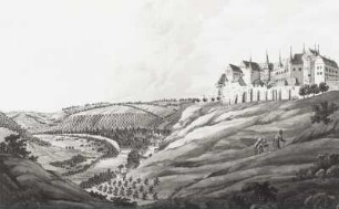 Prospect vom Schloß Freyburg bey Naumburg