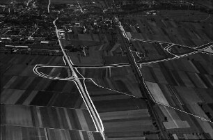 Bad Krozingen: B 3 und Autobahnzubringer, von Norden