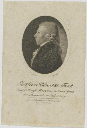 Bildnis des Gottfried Benedikt Funk