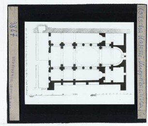 Alahan, Alahan-Kloster : Grundriss