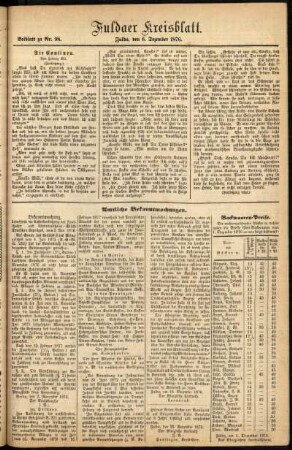 Zweite Ausgabe vom Mittwoch, den 06. Dezember 1876.