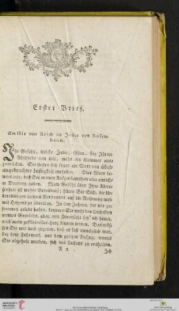 (Erster Brief - Fünfter Brief)