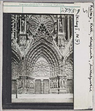 Reims: Kathedrale, mittleres Westportal