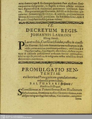 Decretum Regis Johannis Laurinn