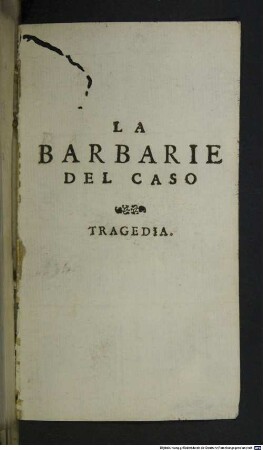 La barbarie del caso