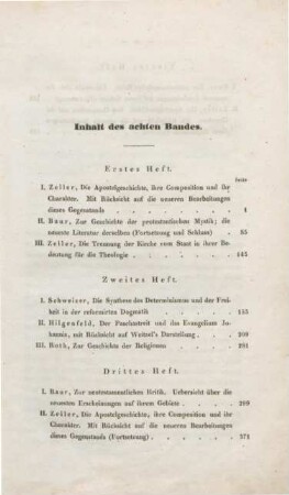 II-IV Inhaltsverzeichnis Hefte 1-4