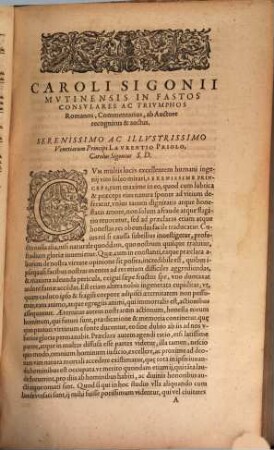 Historiae Romanae scriptores Latini minores : qui altius exorsi, Augustae historiae aut viam straverunt, aut partem eius aliquam ab urbe condita usque ad sua tempora brevi compendio deduxerunt ; addita variantis scripturae notatio, ex optimis quibusque editionibus, scriptorumque partim veterum, partim recentiorum monumentis collecta. Adiecta etiam Graecorum, quae citantur, interpretatio: tum rerum verborumque notabiliorum index locupletissimus, 1. Fasti capitolini, a Carolo Sigonio suppleti, et commentario explanati: cum eiusdem Sigonii libro De nominibus Romanorum ...