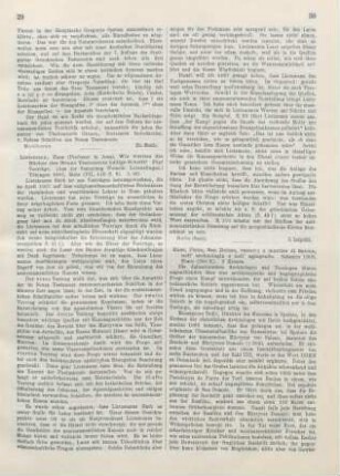 29-30 [Rezension] Lietzmann, Hans, Wie wurden die Bücher des Neuen Testaments heilige Schrift?