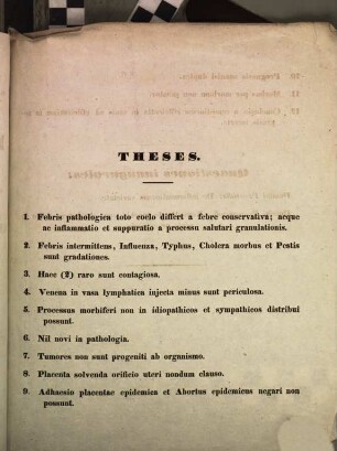 Joseph Reubel, Fac. Med. H. T. Decanus ad disp. publ. ... pro summis in medicina, honoribus rite obtinendis a, Martino Boeck Laning ... habendam ... invitat : (Insunt theses varii argumenti medici)