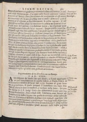 Cap. XXXV. Ragionamento di un Neofito con un Bonzo