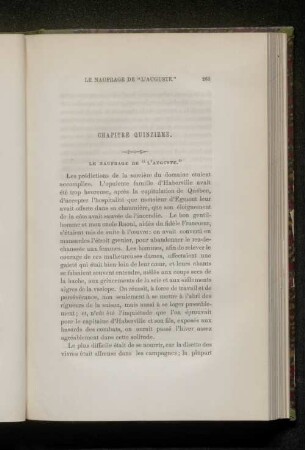 Chapitre Quinzieme