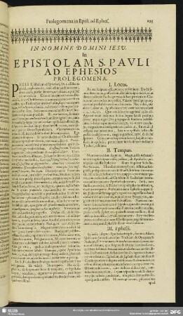 In Epistolam S. Pauli Ad Ephesios